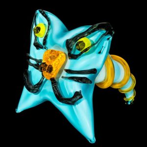 Blue Creature with Star Face and Spiral Body (2014)