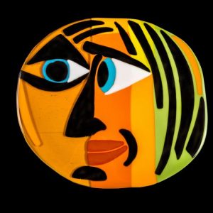 Orange Oval Face (2014)